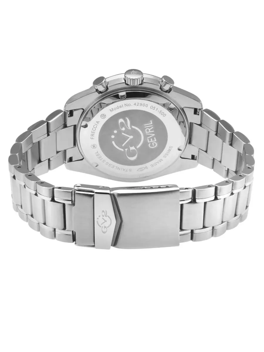Мужские часы GV2 от Gevril Freccia Chronograph Quartz с черным циферблатом 42900B Gv2 By Gevril — изображение 2 из 3