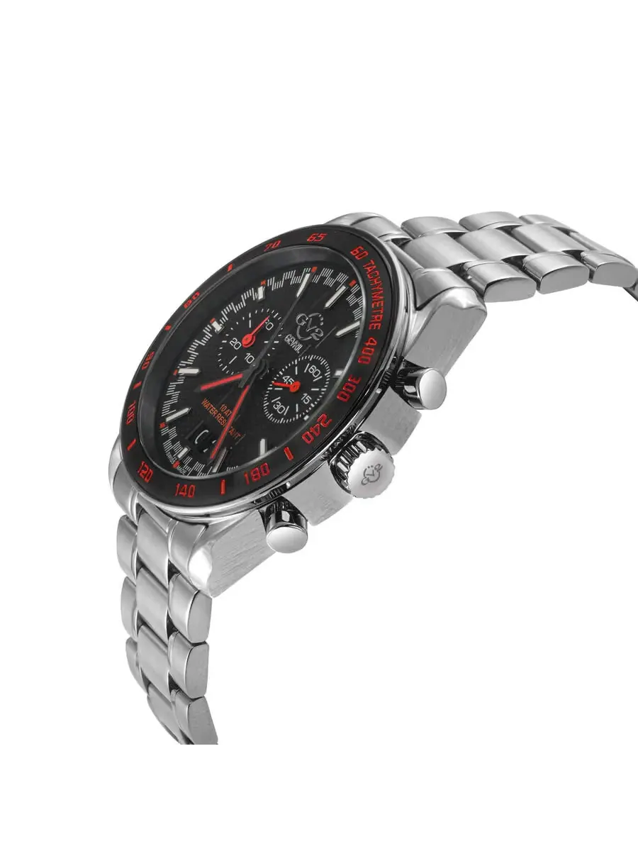 Мужские часы GV2 от Gevril Freccia Chronograph Quartz с черным циферблатом 42900B Gv2 By Gevril — изображение 3 из 3