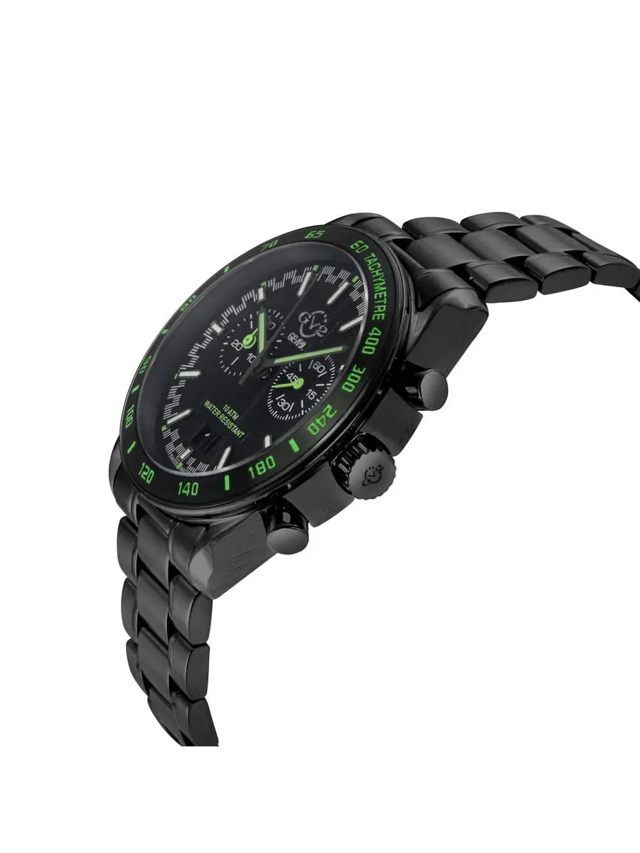 Мужские часы GV2 от Gevril Freccia Chronograph Quartz с черным циферблатом 42903B Gv2 By Gevril — изображение 3 из 3