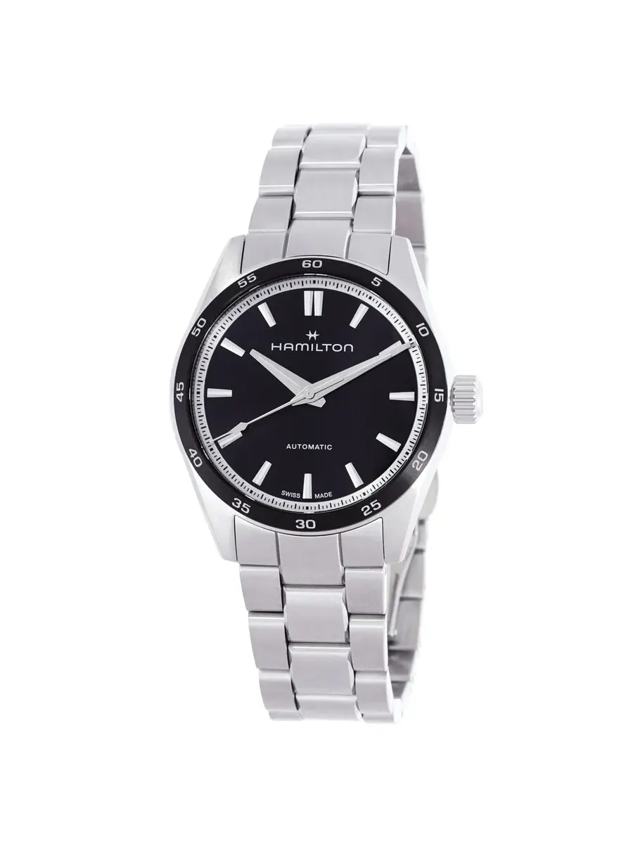 Женские часы Hamilton Jazzmaster Automatic с черным циферблатом H36135130 — изображение 1 из 3, оттенок черный