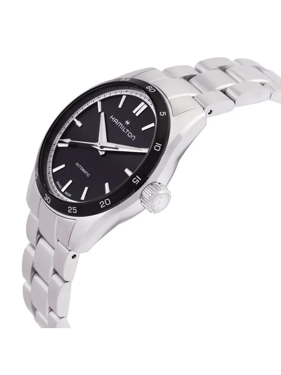Женские часы Hamilton Jazzmaster Automatic с черным циферблатом H36135130 — изображение 2 из 3, оттенок черный