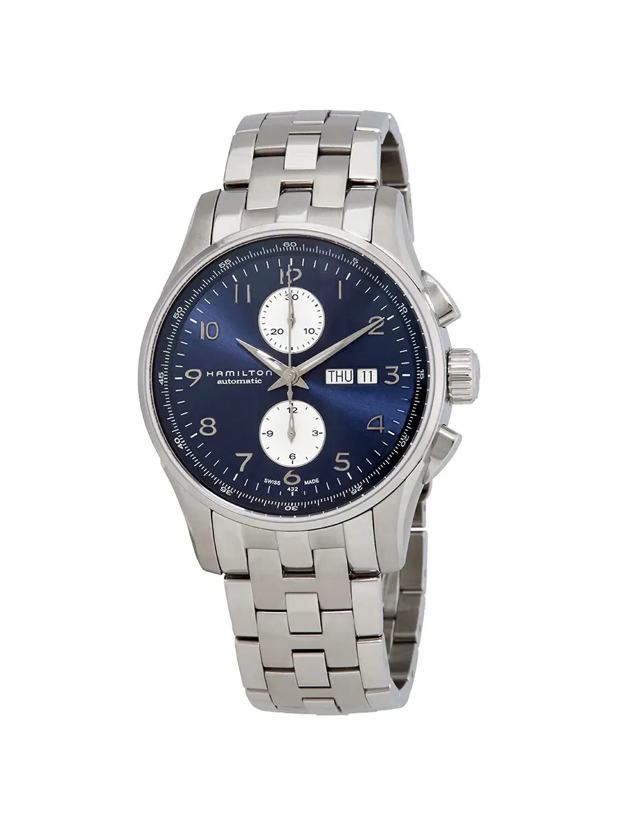 Мужские часы Hamilton Jazzmaster Automatic Chronograph H32766143 — изображение 1 из 3, оттенок серебряный