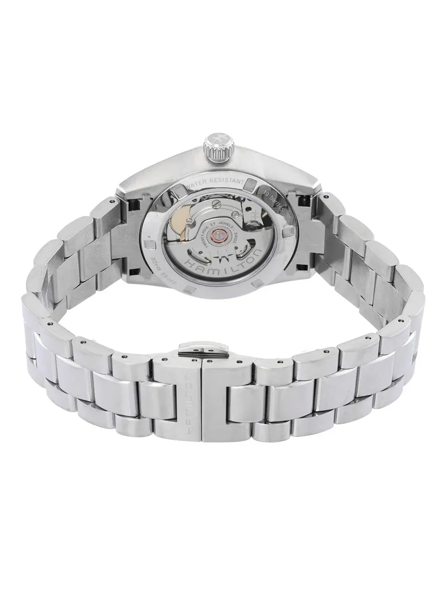Часы Hamilton Jazzmaster Automatic с зеленым циферблатом H36105160 — изображение 3 из 3, оттенок серебряный