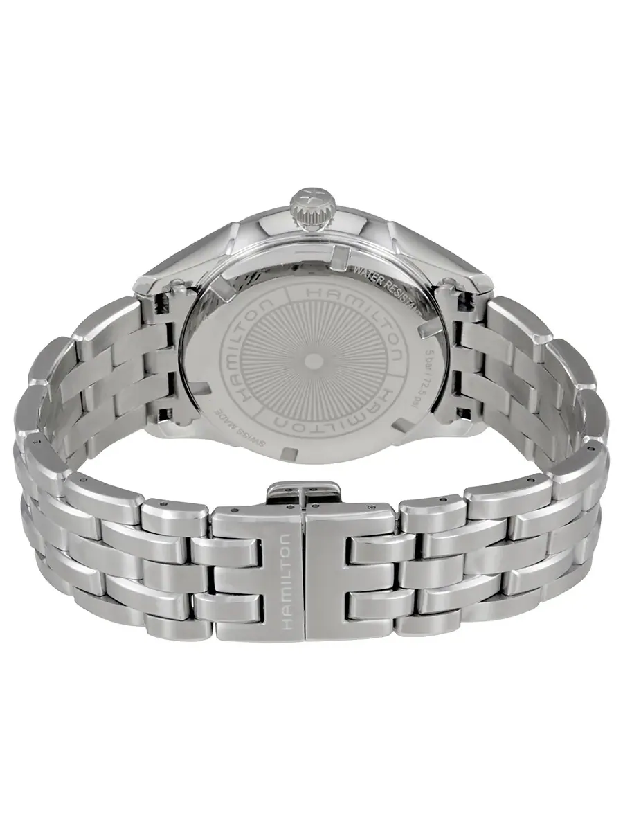 Мужские часы Hamilton Jazzmaster с синим циферблатом H32451141 — изображение 3 из 3, оттенок серебряный