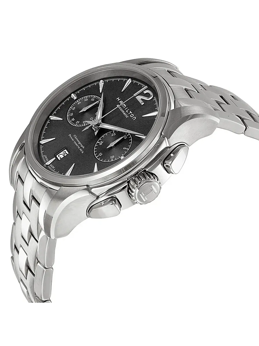Мужские автоматические часы Hamilton Jazzmaster Chronograph H32606185 — изображение 2 из 4, оттенок серебряный