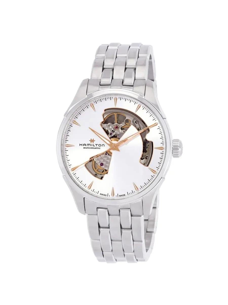 Часы Hamilton Jazzmaster Open Heart Auto Automatic с серебристым циферблатом H32675151 — изображение 1 из 3