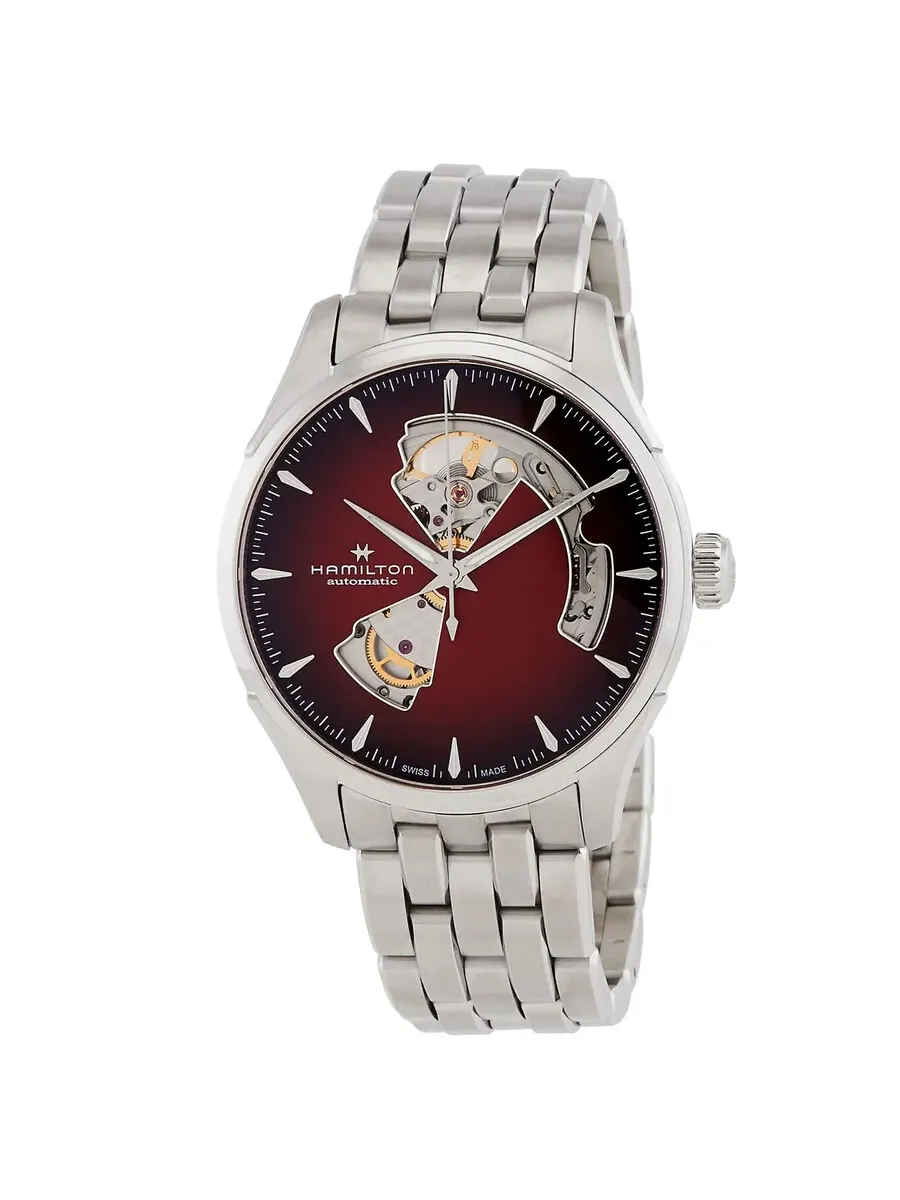 Часы Hamilton Jazzmaster Open Heart Auto Automatic H32675170 — изображение 1 из 3, оттенок серебряный