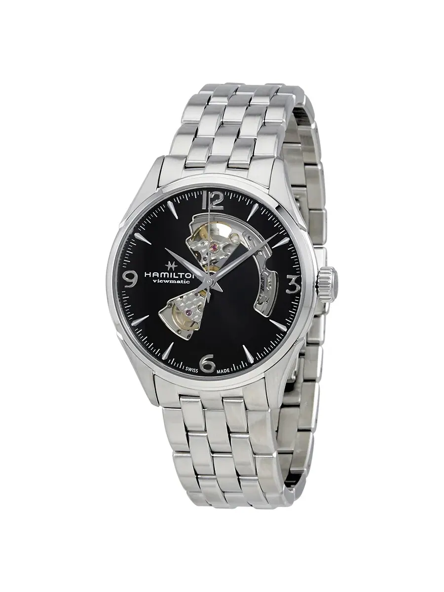 Мужские часы Hamilton Jazzmaster Open Heart Automatic H32705131 — изображение 1 из 3, оттенок серебряный