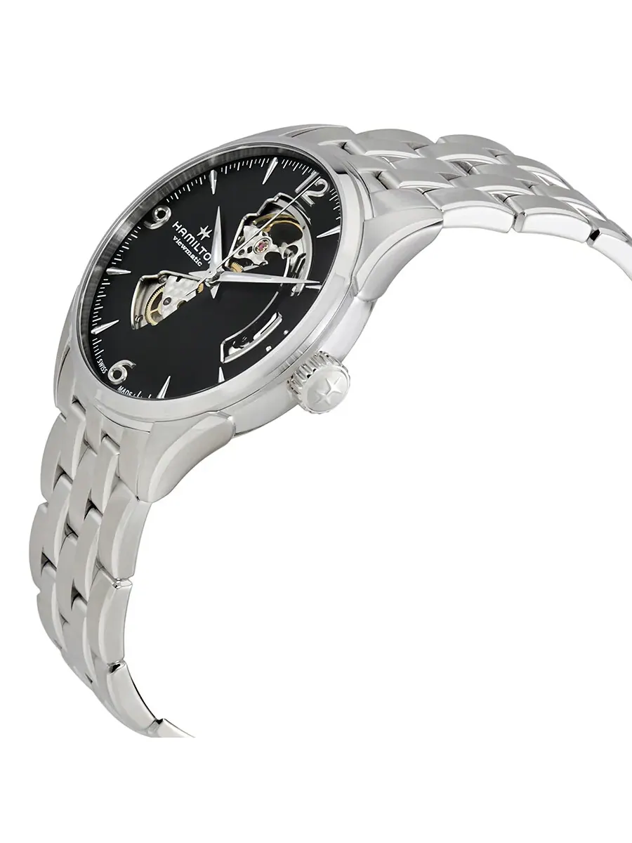 Мужские часы Hamilton Jazzmaster Open Heart Automatic H32705131 — изображение 2 из 3, оттенок серебряный