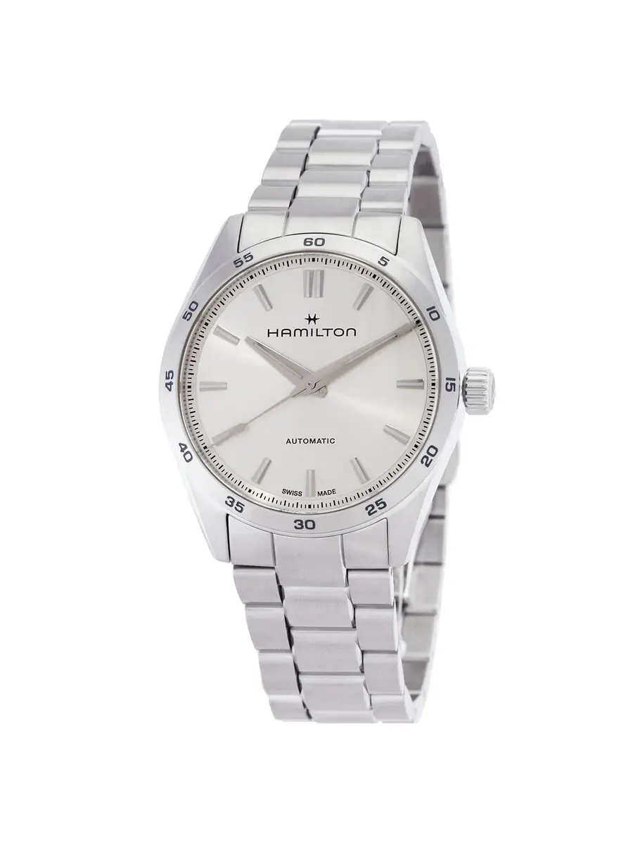 Часы Hamilton Jazzmaster Performer Automatic с серебристым циферблатом H36105150 — изображение 1 из 3, оттенок серебряный