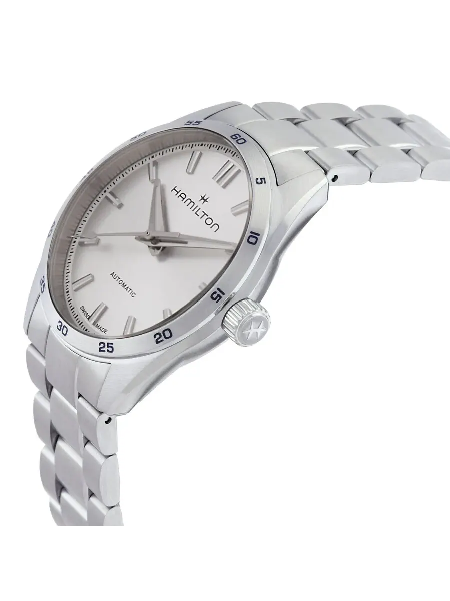 Часы Hamilton Jazzmaster Performer Automatic с серебристым циферблатом H36105150 — изображение 2 из 3, оттенок серебряный