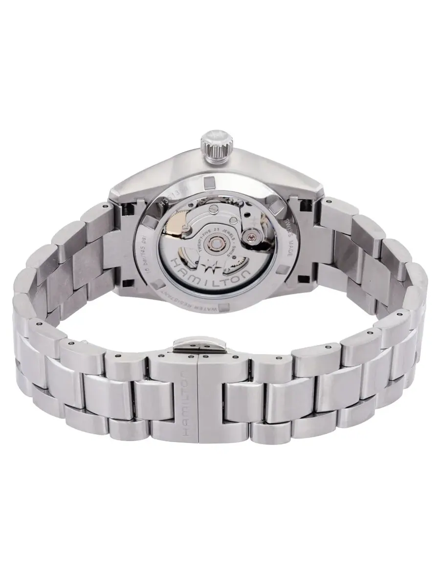 Часы Hamilton Jazzmaster Performer Automatic с серебристым циферблатом H36105150 — изображение 3 из 3, оттенок серебряный