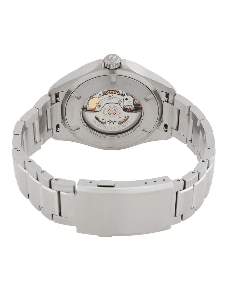 Мужские часы Hamilton Khaki Aviation с автоматическим механизмом и синим циферблатом H64635140 — изображение 3 из 3
