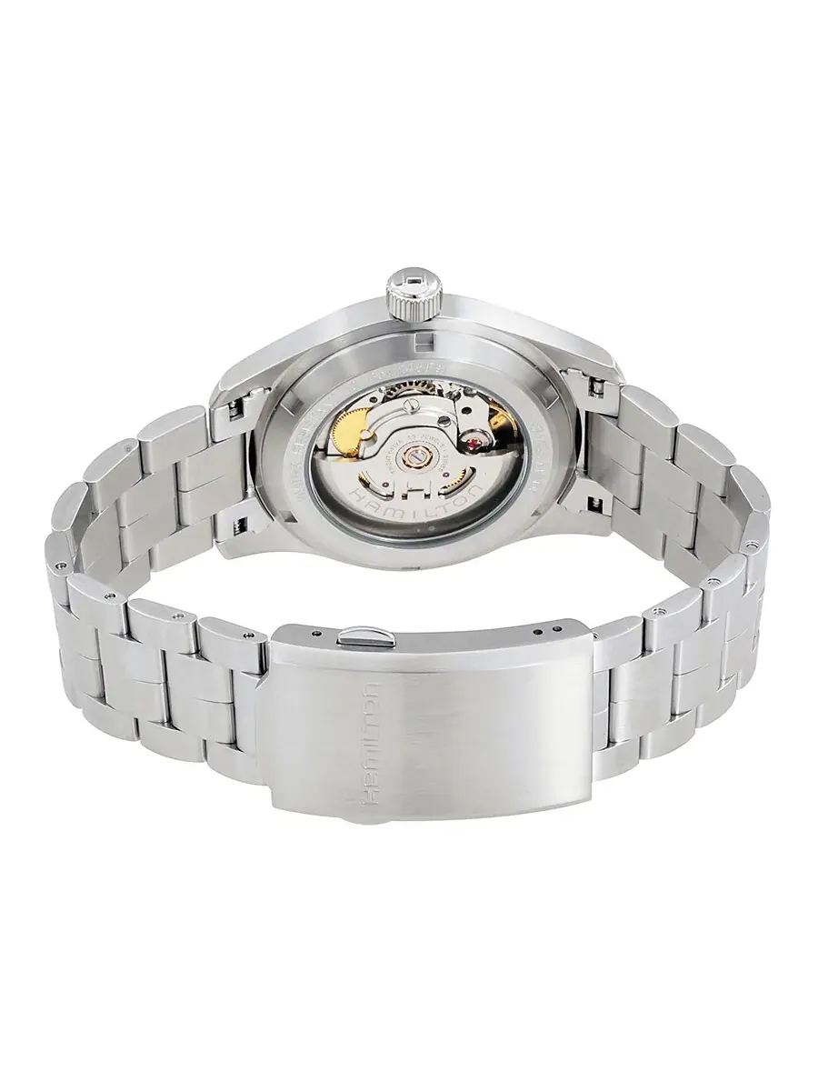 Мужские часы Hamilton Khaki Field с автоматическим механизмом и черным циферблатом H70455133 — изображение 2 из 3