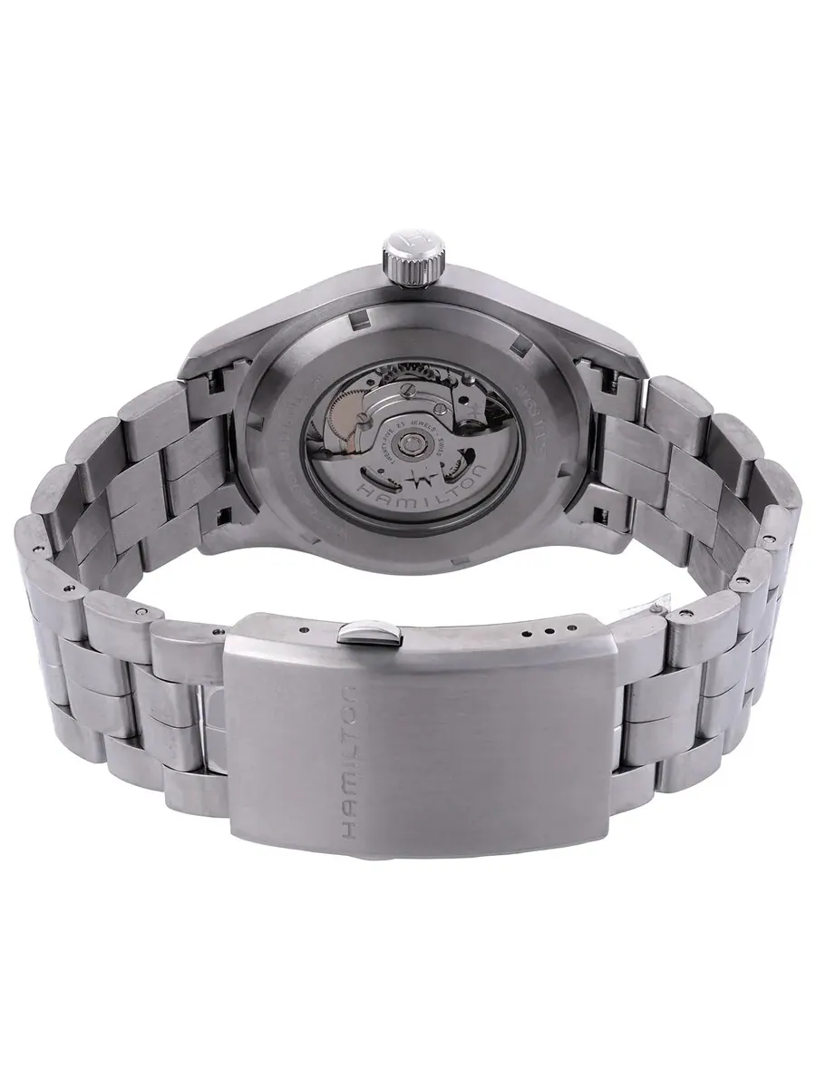Автоматические часы Hamilton Khaki Field с синим циферблатом H70605140 — изображение 3 из 3, оттенок серебряный