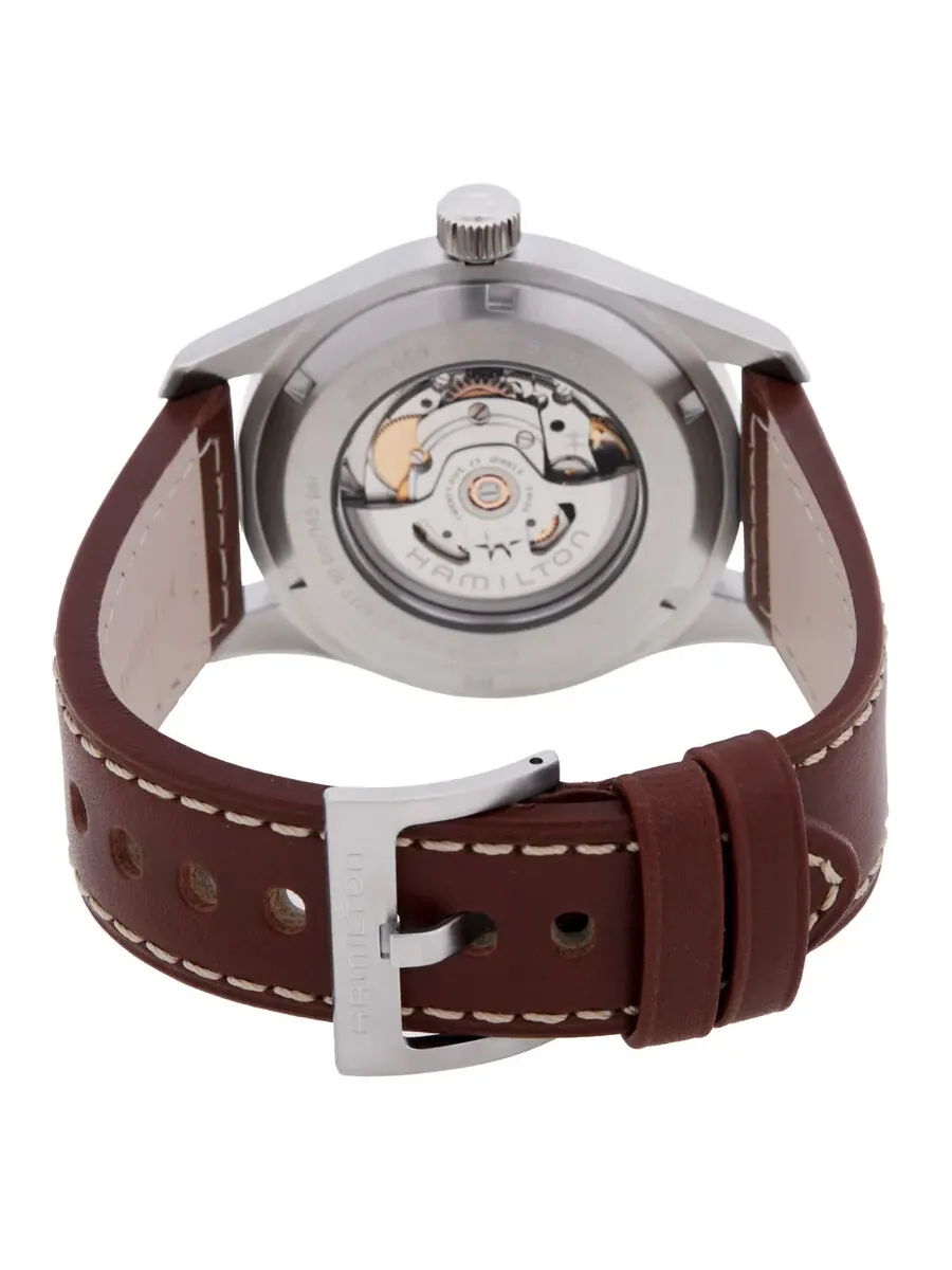 Мужские часы Hamilton Khaki Field с автоматическим механизмом и зеленым циферблатом H70455560 — изображение 3 из 3