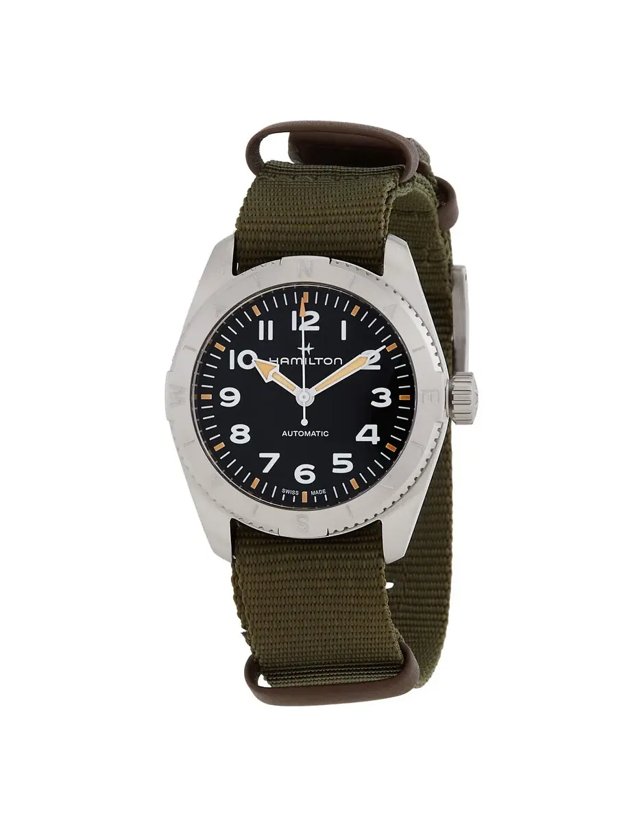 Часы Hamilton Khaki Field Expedition Auto с черным циферблатом H70225931