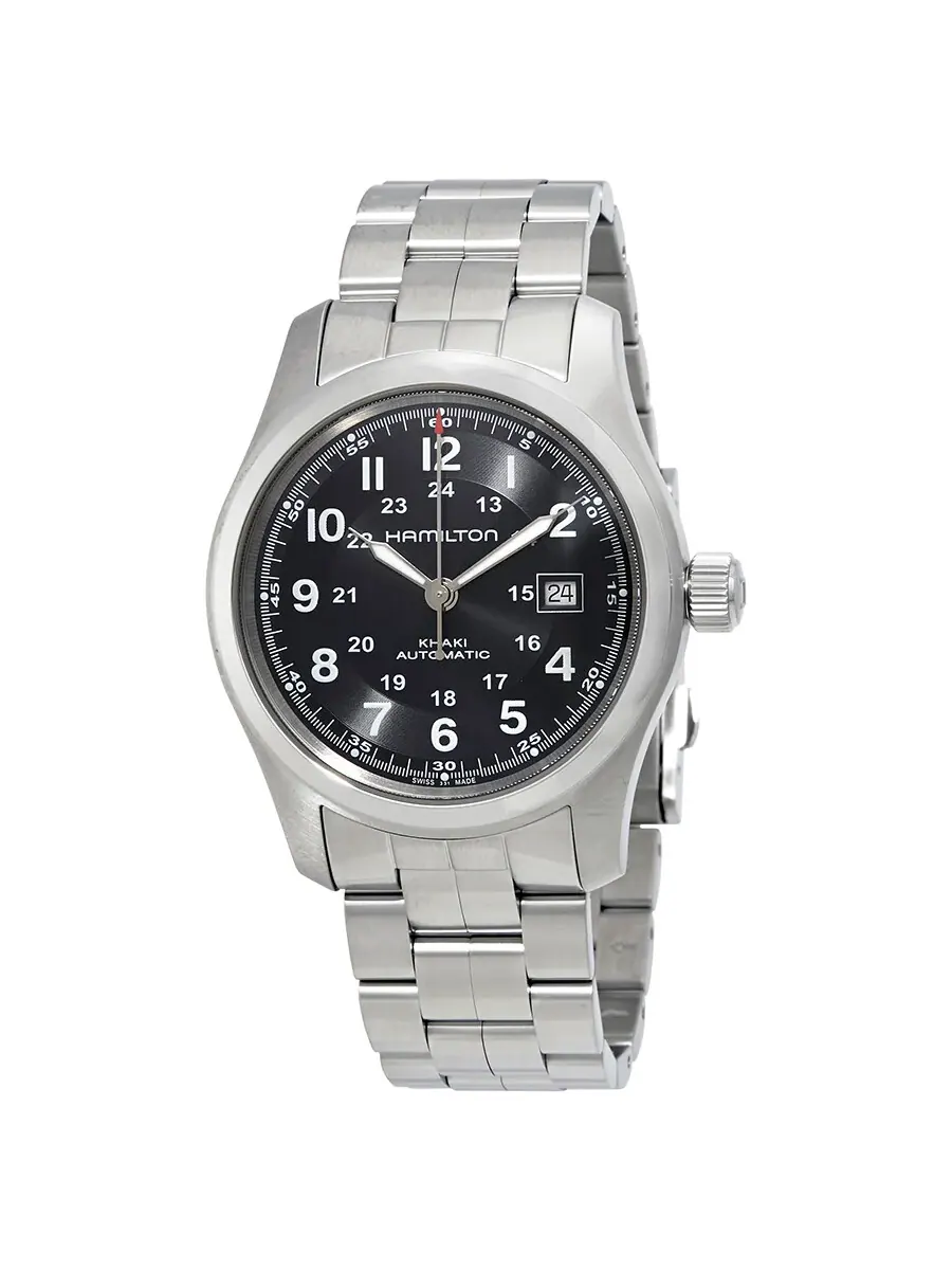 Мужские автоматические часы Hamilton Khaki Field H70515137 — изображение 1 из 4, оттенок серебряный