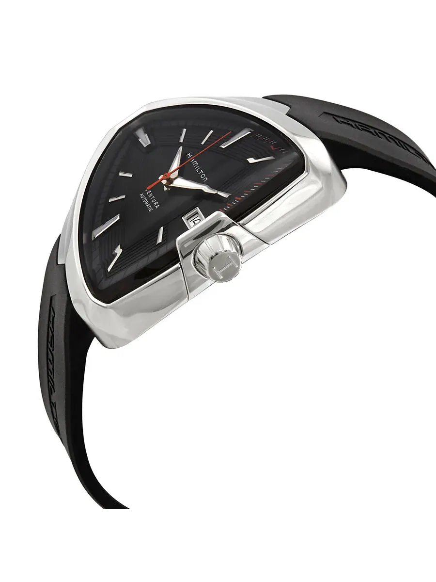 Мужские часы Hamilton Ventura Elvis80 Automatic Asymmetric H24555331 — изображение 2 из 3, оттенок серебряный