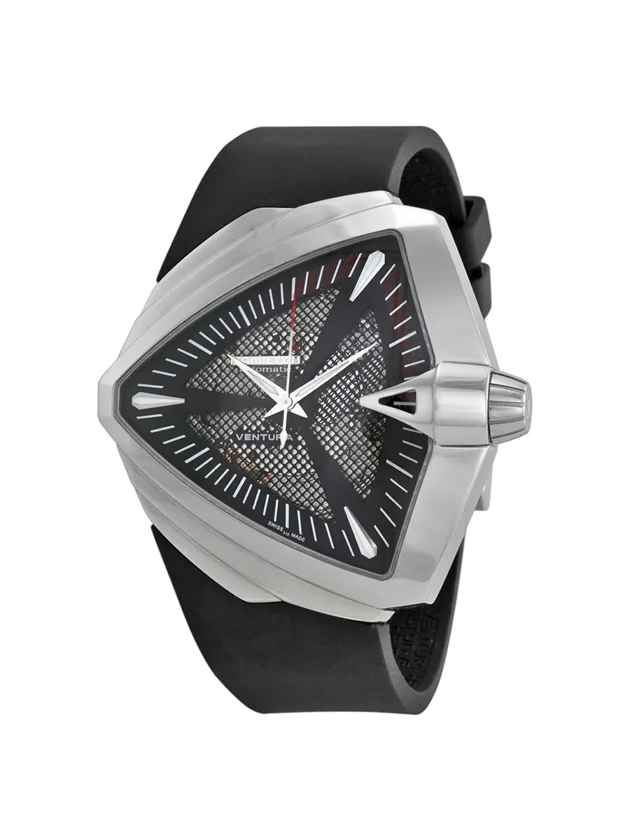 Мужские часы Hamilton Ventura XXL Automatic Asymmetric H24655331 — изображение 1 из 4, оттенок серебряный