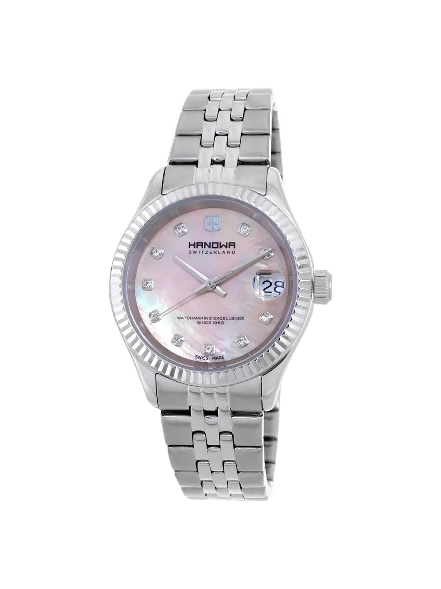 Женские часы Hanowa Sense Quartz с кристаллами HAWLH0002604 — изображение 1 из 1, оттенок серебряный