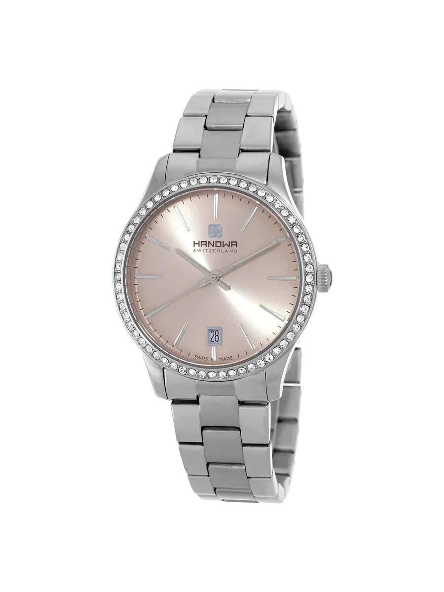 Женские часы Hanowa Tresa Quartz с розовым циферблатом HAWLH0001604