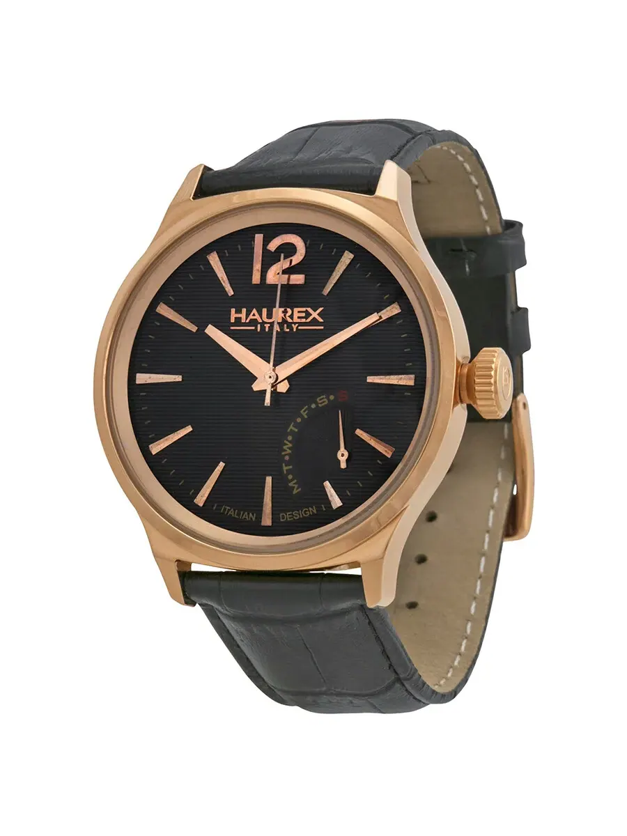 Мужские часы Haurex Italy Grand Class из нержавеющей стали 6R341UGH — изображение 1 из 4, оттенок серый
