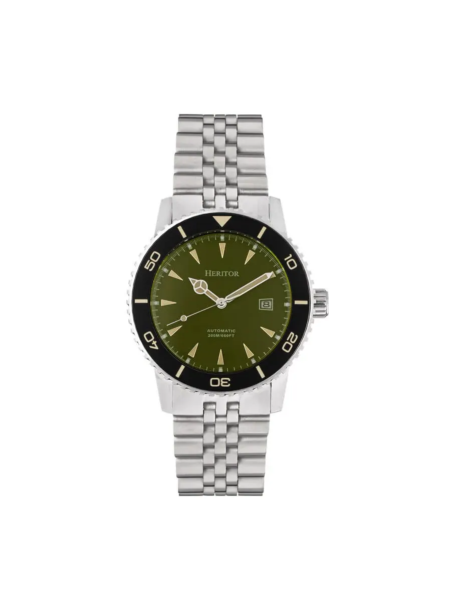 Мужские автоматические часы Heritor Hurst Green Dial HERHS1904
