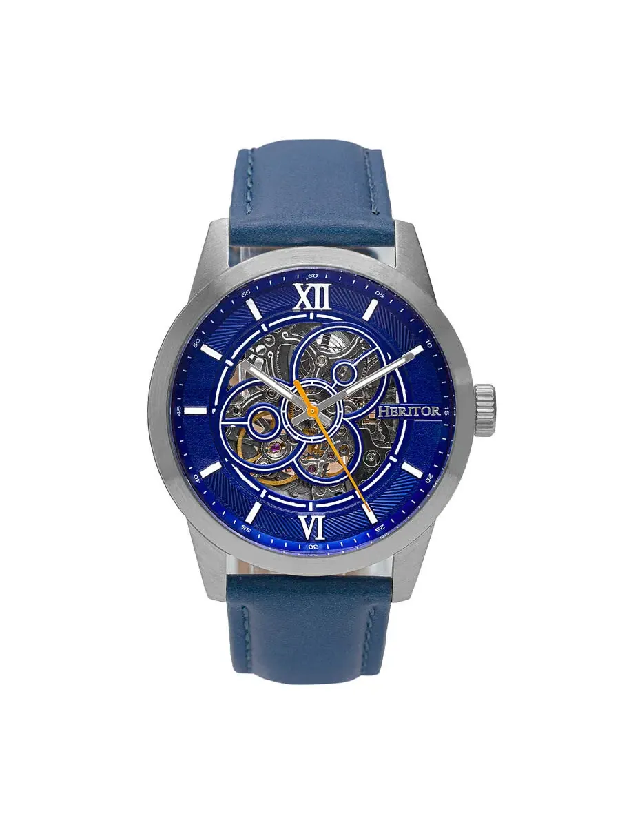 Мужские часы Heritor Jonas Blue Dial HERHR9503 — изображение 1 из 3, оттенок серебряный