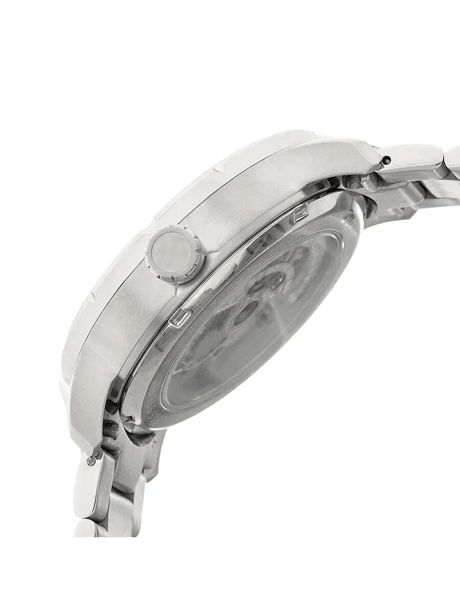 Мужские часы Heritor Ryder Automatic с черным скелетонизированным циферблатом HR4608 — изображение 2 из 3, оттенок серебряный
