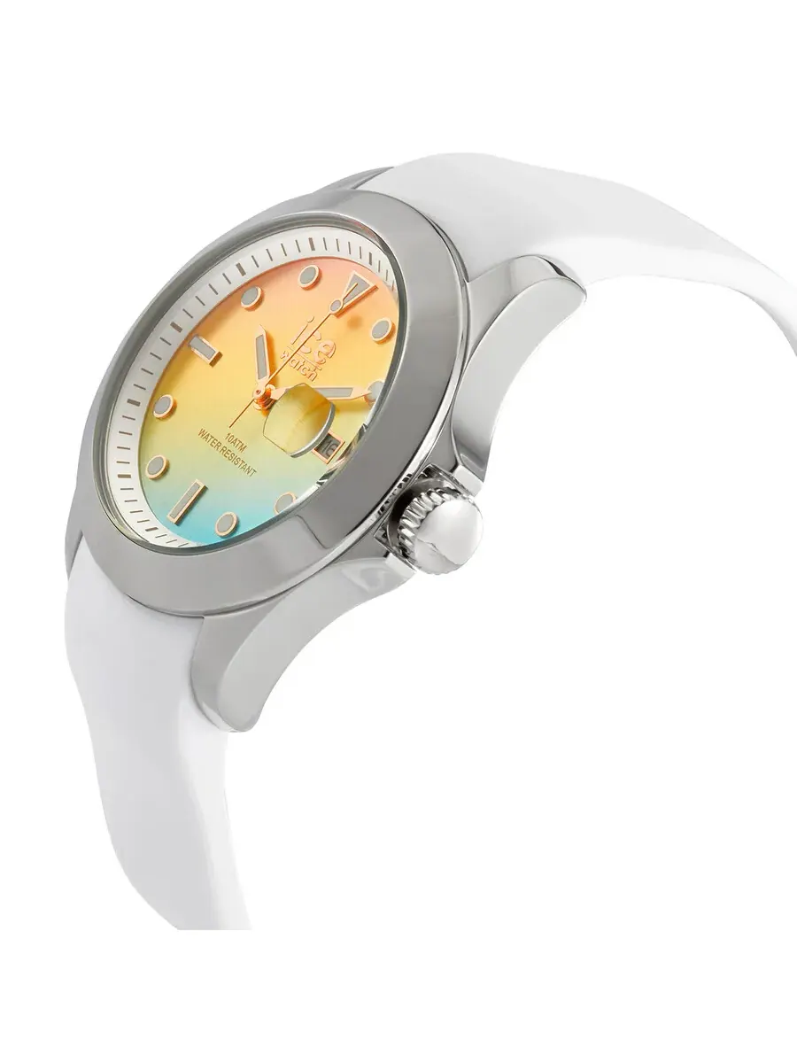 Женские часы Ice-Watch Quartz с циферблатом Sunset Rainbow 020385 — изображение 2 из 3, оттенок серебряный