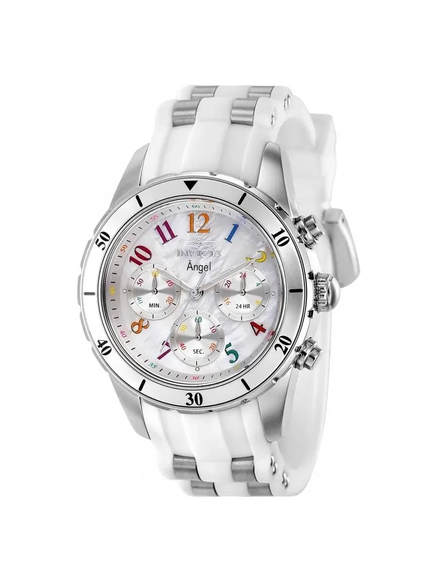 Женские часы Invicta Angel Chronograph 24903 — белый