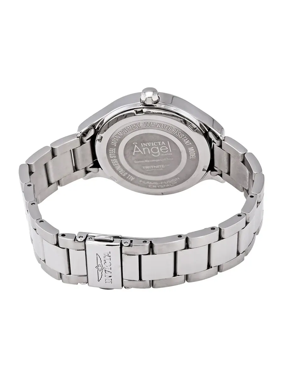 Женские часы Invicta Angel White с перламутровым циферблатом 27437 — изображение 3 из 3, оттенок серебряный