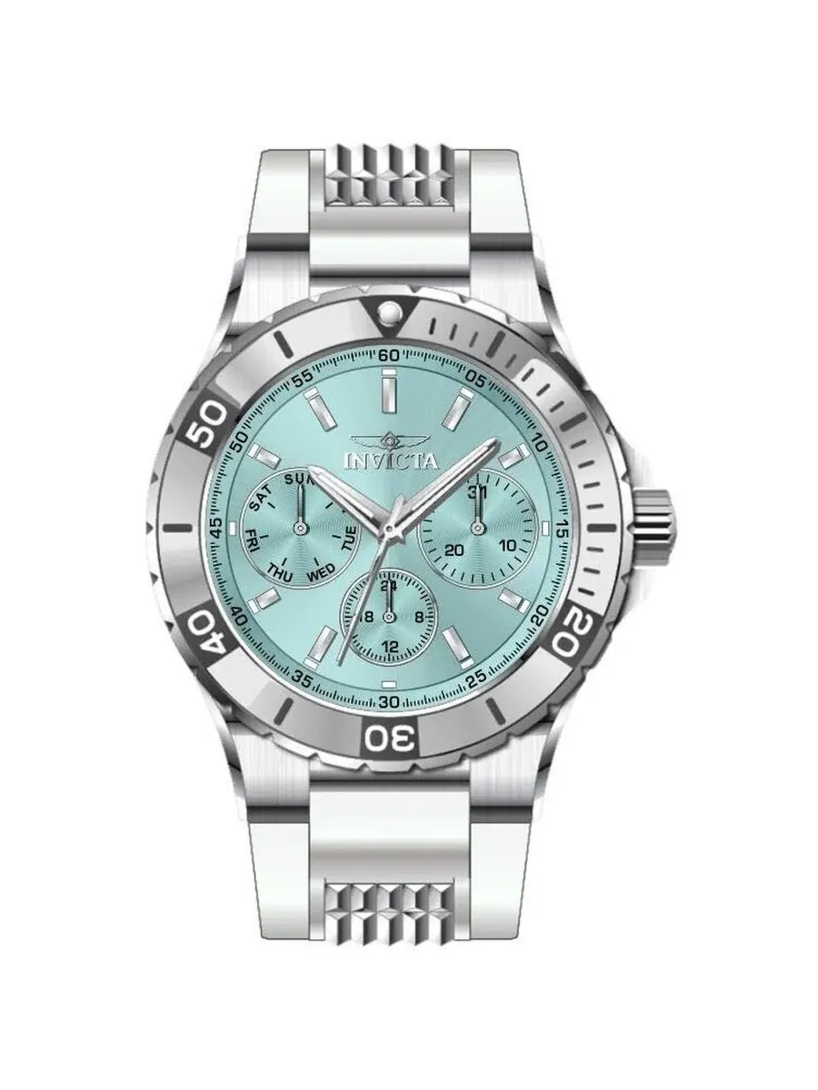 Женские часы Invicta Aviator Quartz с циферблатом Tiffany Blue 49891 — изображение 1 из 1, оттенок серебряный