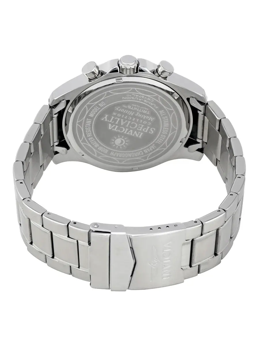 Мужские часы Invicta II с многофункциональным черным циферблатом и корпусом из нержавеющей стали 0379 — изображение 3 из 3