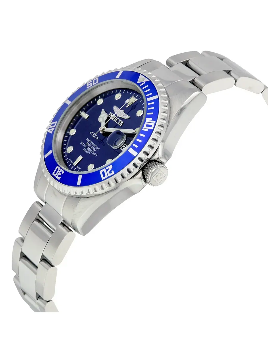 Мужские часы Invicta Mako Pro Diver с синим циферблатом и корпусом из нержавеющей стали 9204OB — изображение 2 из 3