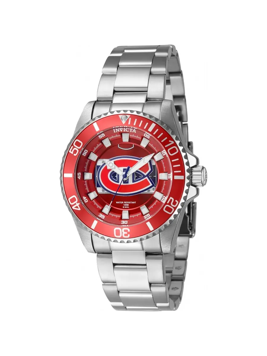 Женские кварцевые часы Invicta NHL Montreal Canadiens 42229 — изображение 1 из 2, оттенок красный