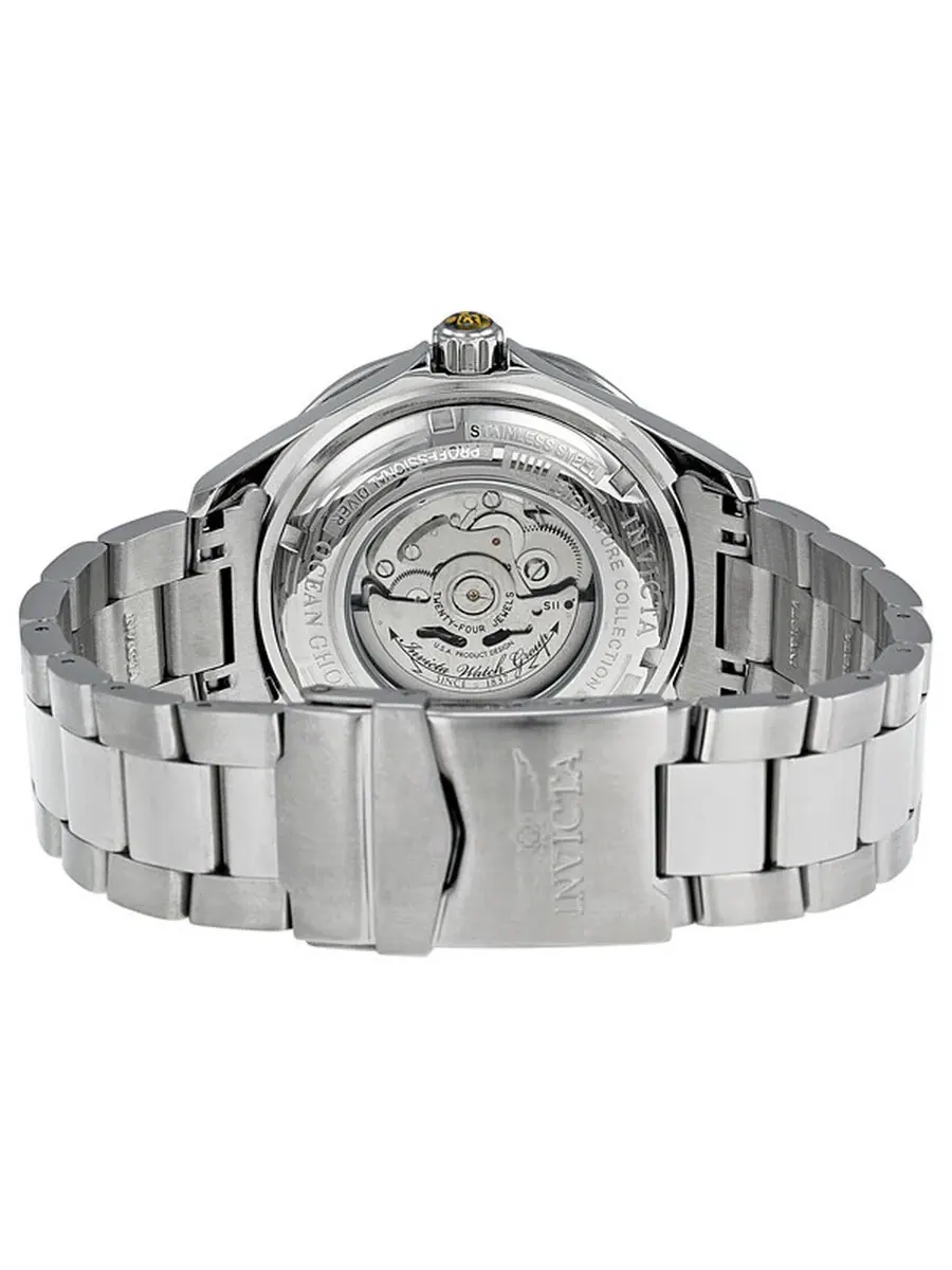Мужские часы Invicta Ocean Ghost II с автоматическим механизмом и черным циферблатом 7034 — изображение 3 из 4