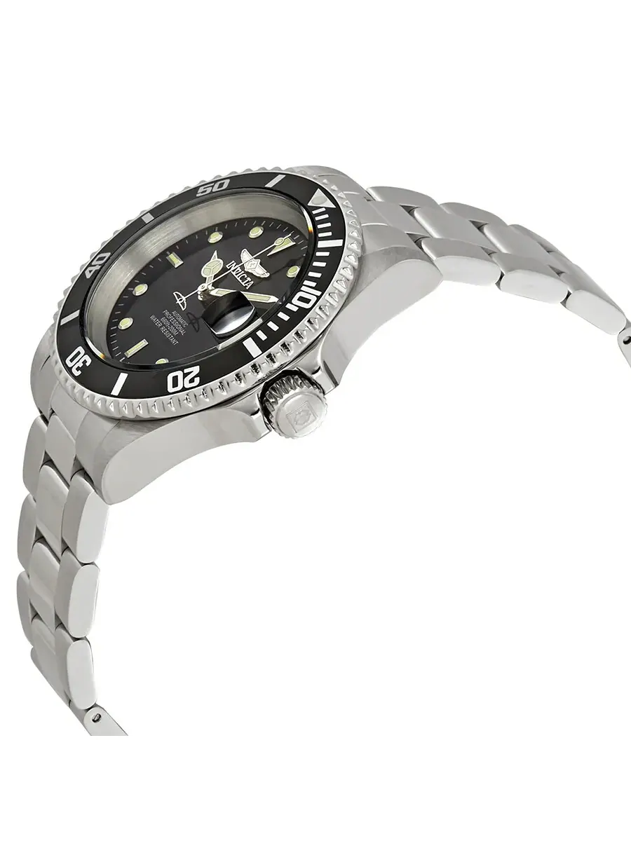 Мужские часы Invicta Pro Diver Automatic с черным циферблатом 8926OB — изображение 2 из 2, оттенок серебряный