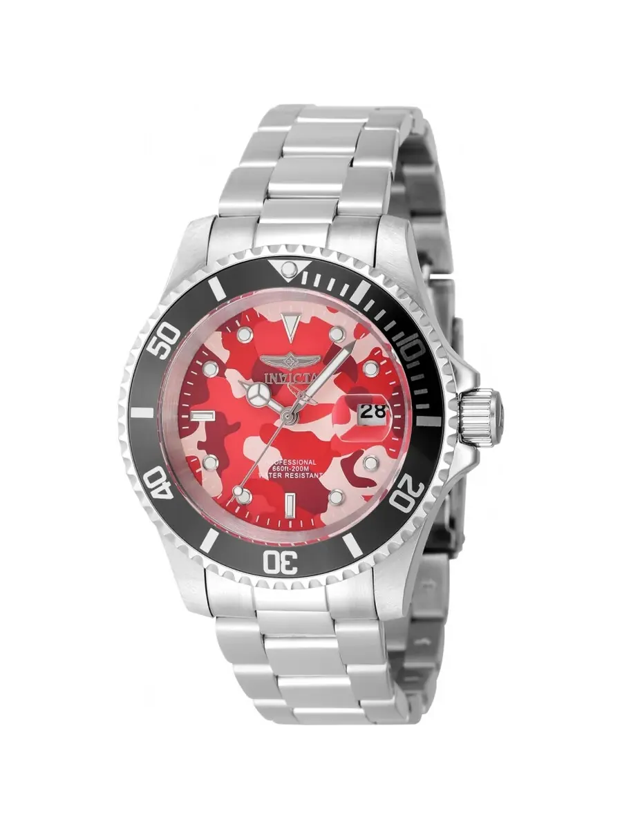 Мужские часы Invicta Pro Diver Camo Series Quartz 48568 — изображение 1 из 1, оттенок серебряный