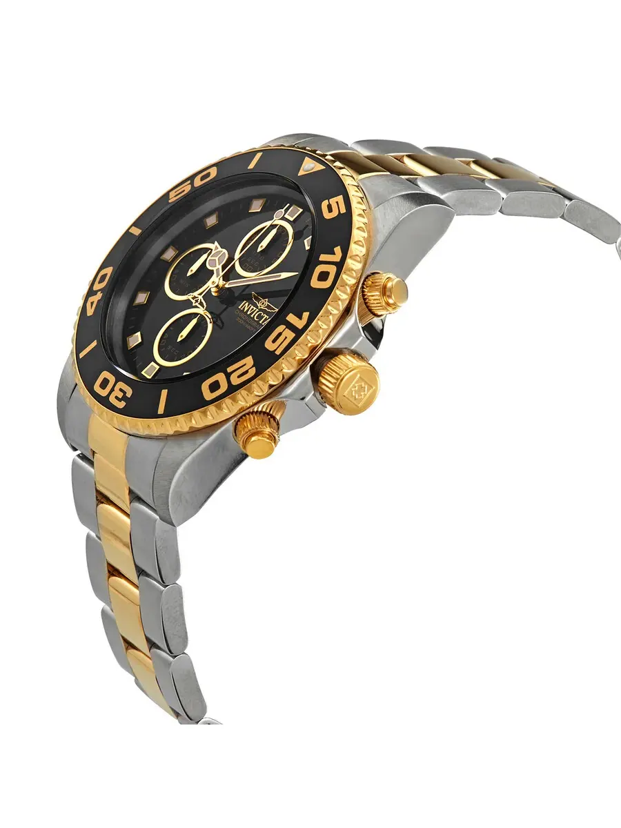 Мужские часы Invicta Pro Diver Chronograph с черным циферблатом 28691 — изображение 2 из 3, оттенок черный