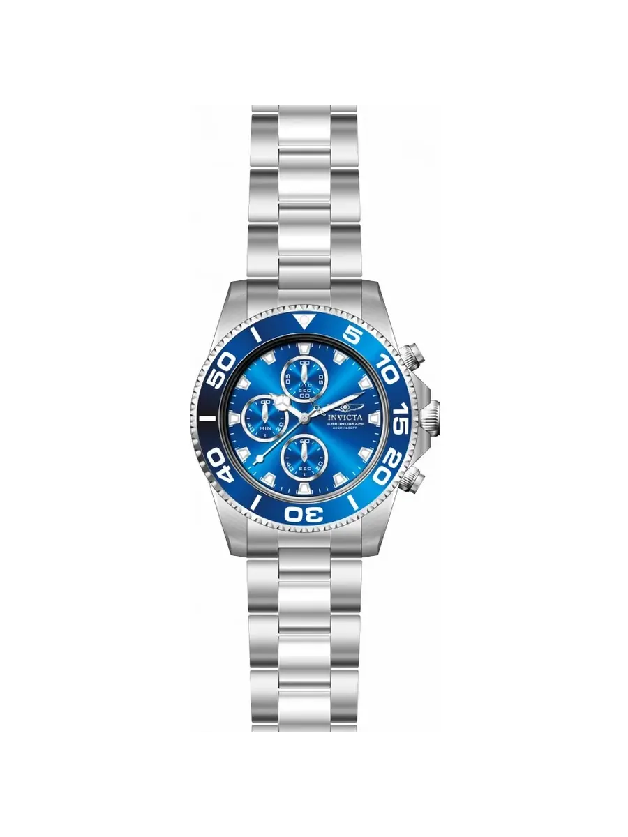 Мужские часы Invicta Pro Diver Chronograph с синим циферблатом, модель 28690 — изображение 2 из 2, оттенок синий