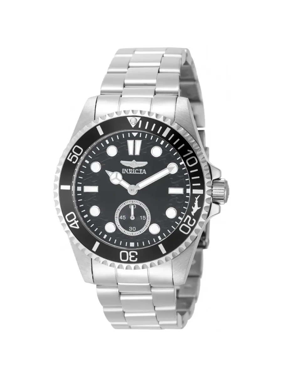 Мужские часы Invicta Pro Diver Quartz с угольно-серым циферблатом 49431 — изображение 1 из 1, оттенок серебряный