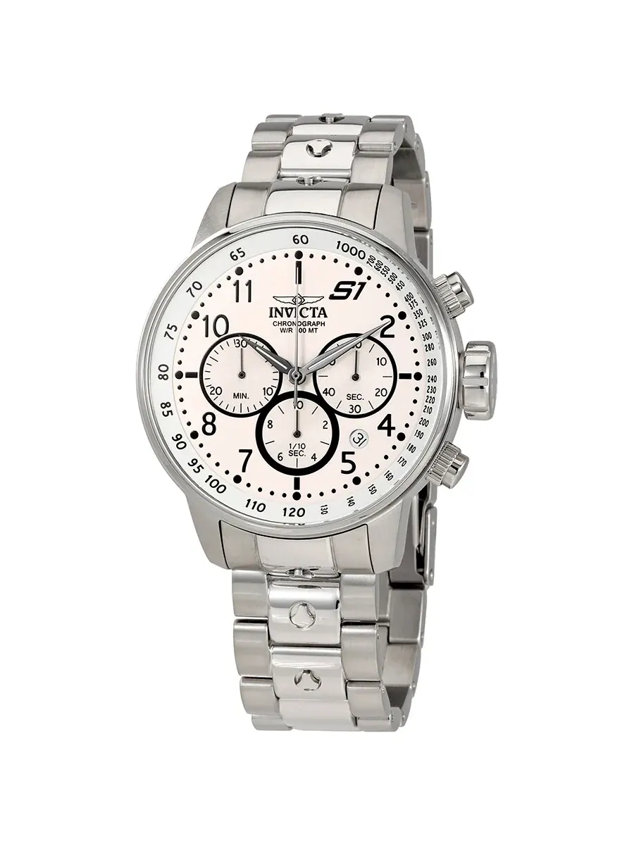 Мужские часы Invicta S1 Rally Chronograph с серебристым циферблатом 23078 — изображение 1 из 2, оттенок серебряный