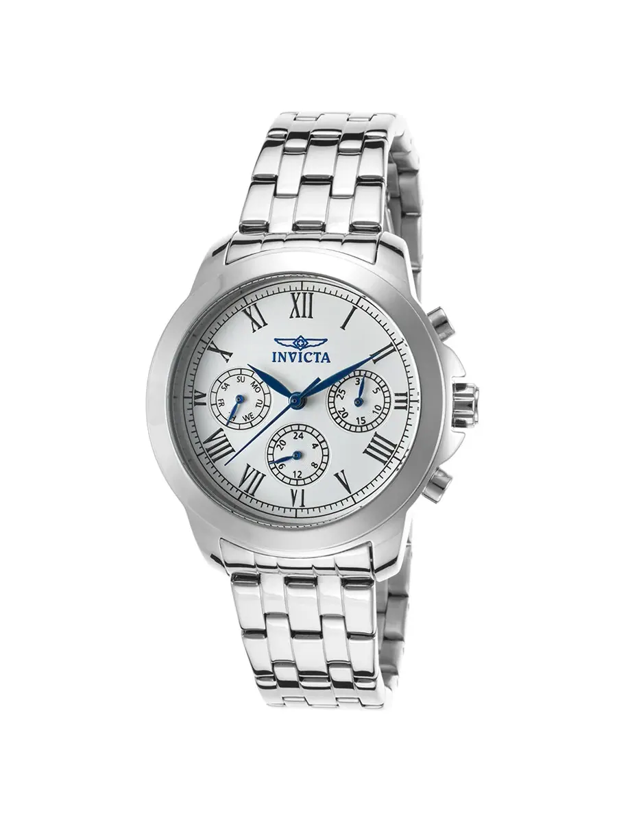 Женские часы Invicta Specialty с хронографом и серебристым циферблатом 21653 — изображение 1 из 3, оттенок серебряный