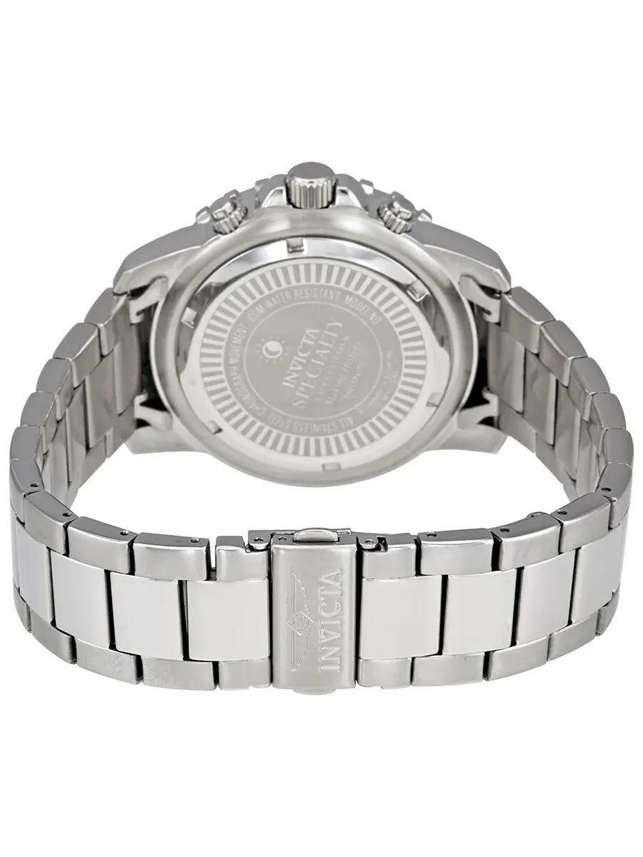 Мужские часы Invicta Specialty с хронографом и серебристым циферблатом, модель 6620 — изображение 2 из 2, оттенок серебряный