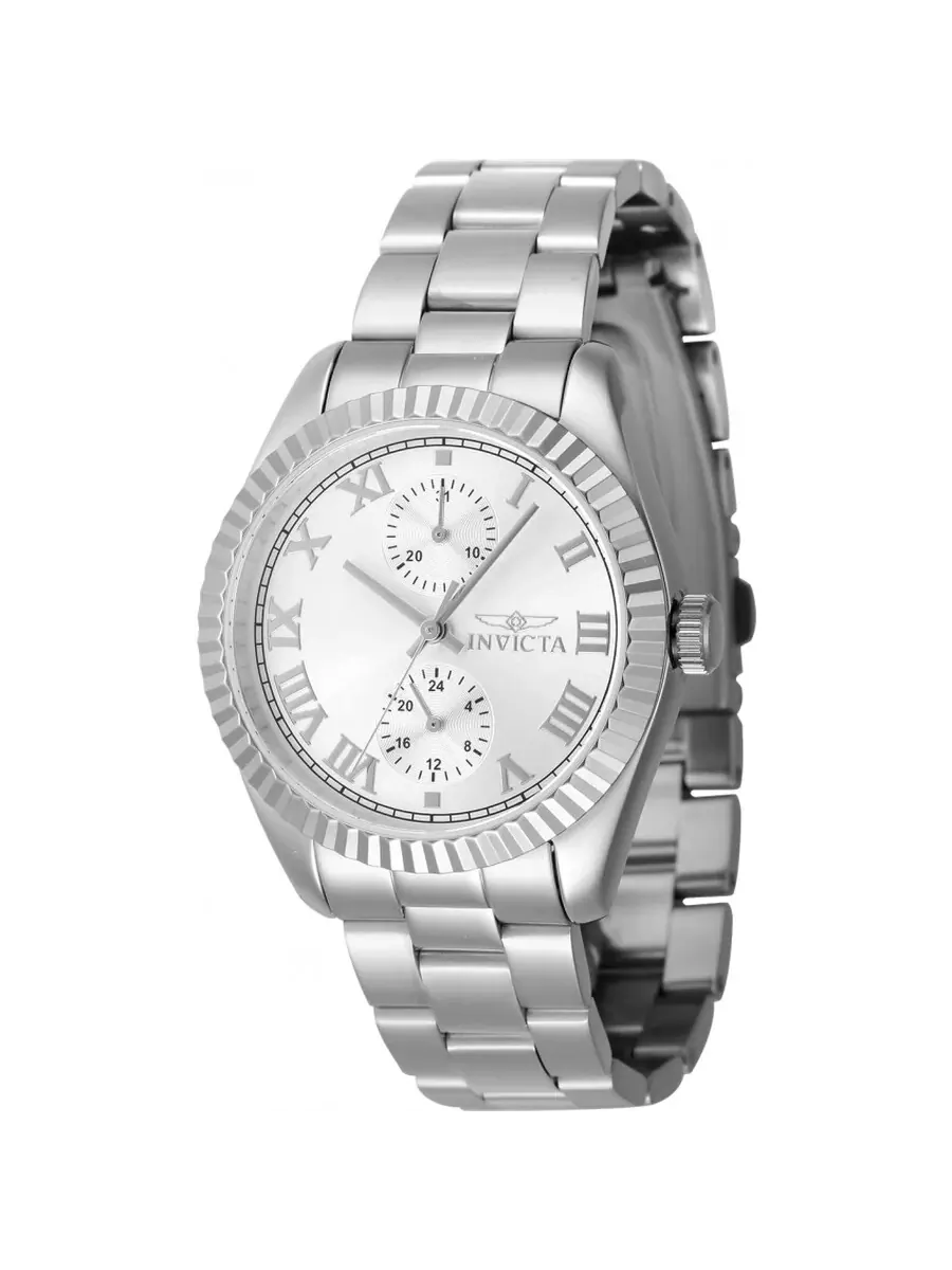 Женские часы Invicta Specialty GMT Quartz с серебристым циферблатом 47435 — изображение 1 из 1, оттенок серебряный