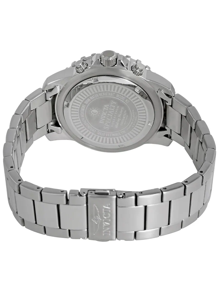 Мужские часы Invicta Specialty II Collection Chronograph с синим циферблатом 6621 — изображение 2 из 2, оттенок серебряный