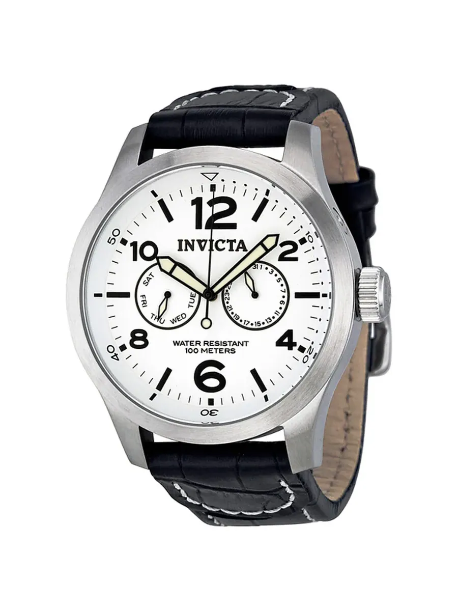 Мужские часы Invicta Specialty Military многофункциональные 12171 — изображение 1 из 4, оттенок серебряный