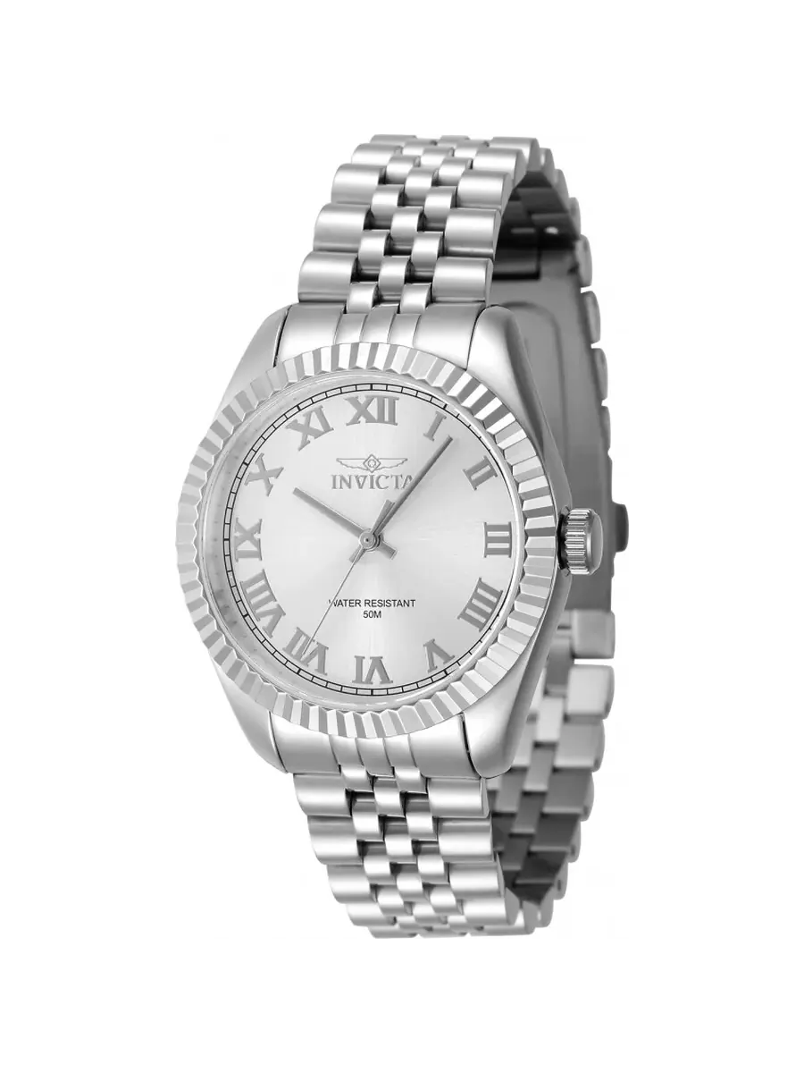 Женские часы Invicta Specialty Quartz с серебристым циферблатом 47409 — изображение 1 из 1, оттенок серебряный